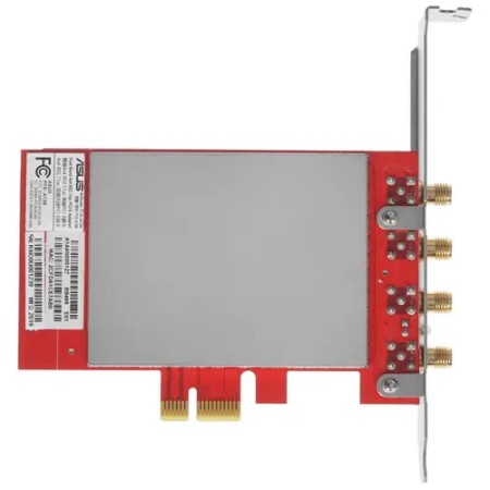 Wi-Fi адаптер ASUS PCE-AC88 красный