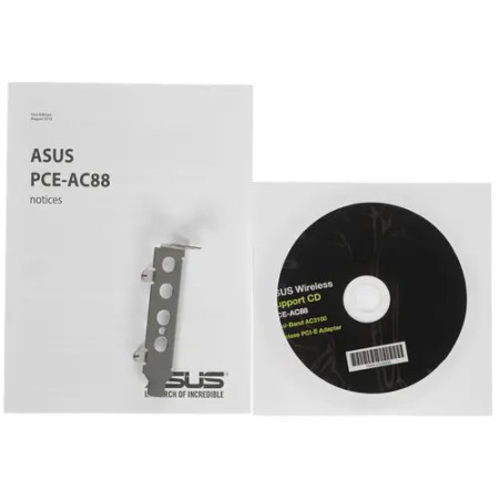 Wi-Fi адаптер ASUS PCE-AC88 красный