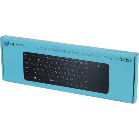 Клавиатура беспроводная Oklick 830ST черный
