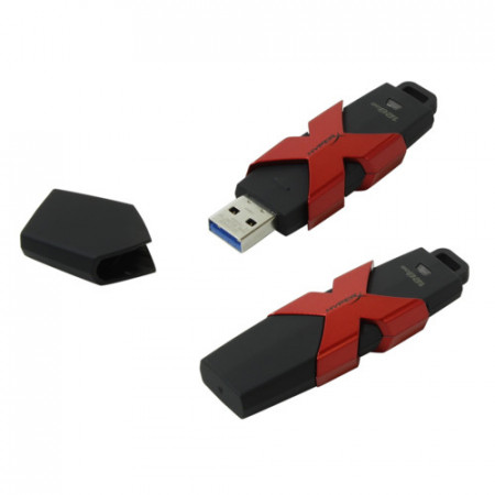 128 ГБ USB Флеш-накопитель Kingston Hyper X S3 (HXS3/128GB) черный