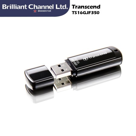 16 ГБ USB Флеш-накопитель Transcend JetFlash 350 (TS16GJF350) черный
