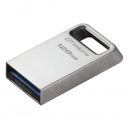 128 ГБ USB Флеш-накопитель Kingston Data Traveler Micro (DTMC3G2/128GB) белый
