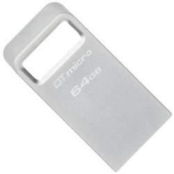 64 ГБ USB Флеш-накопитель Kingston Data Traveler Micro (DTMC3G2/64GB) белый