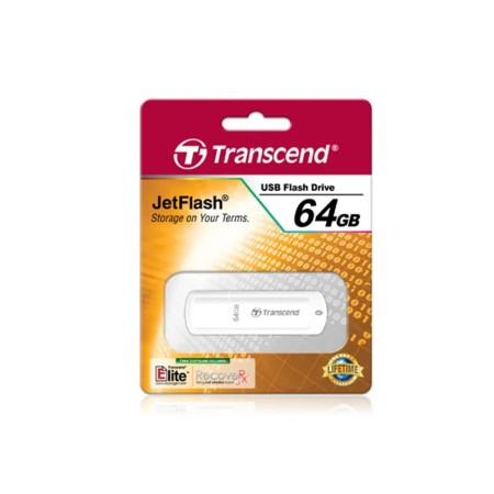 64 ГБ USB Флеш-накопитель Transcend JetFlash 370 (TS64GJF370) белый