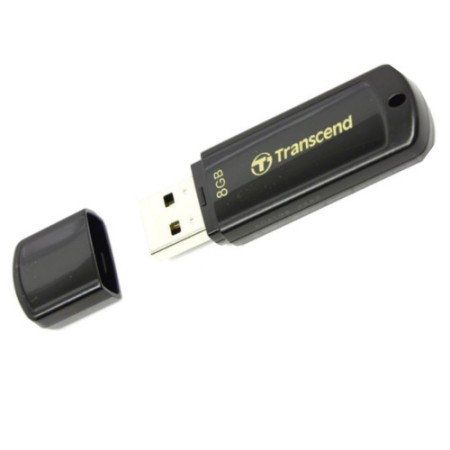 8 ГБ USB Флеш-накопитель Transcend JetFlash 350 (TS8GJF350) черный