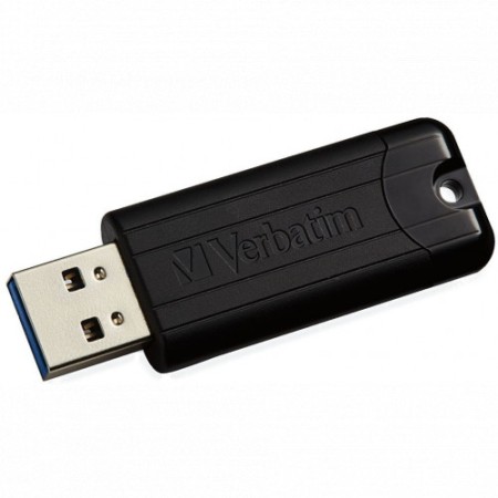 256 ГБ USB Флеш-накопитель Verbatim PinStripe (049320) черный