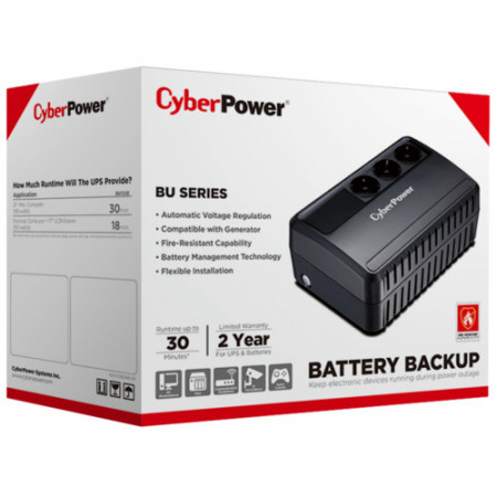 ИБП CyberPower BU725E черный