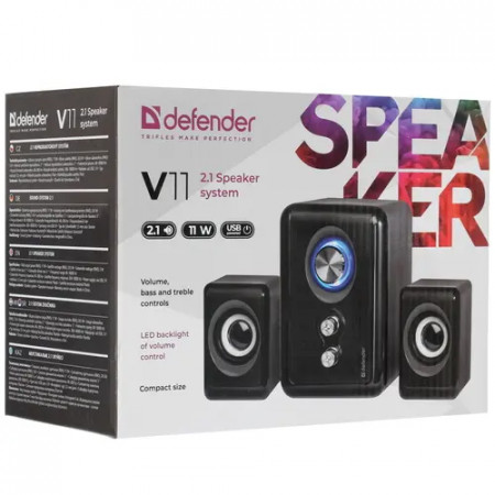 Колонки Defender V11 черный