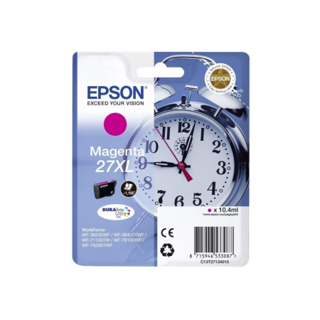 Картридж струйный Epson 27 XL (C13T27134022) пурпурный