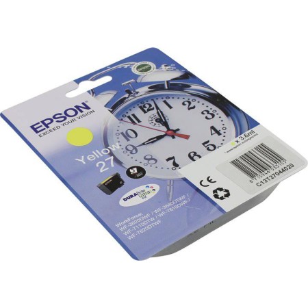 Картридж струйный Epson 27 XL (C13T27144022) жёлтый (с чипом)