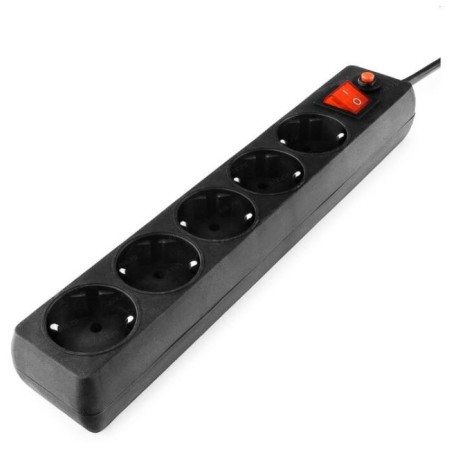 Сетевой фильтр Гарнизон EHLB-5 черный 1.4 м