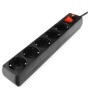 Сетевой фильтр Гарнизон EHLB-5 черный 1.4 м