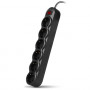 Сетевой фильтр Sven SF-06L (SV-015121) черный 1.8 м
