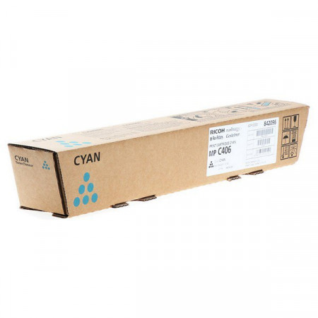 Тонер-картридж лазерный Ricoh MP C406 (842096) голубой (повышенная емкость)