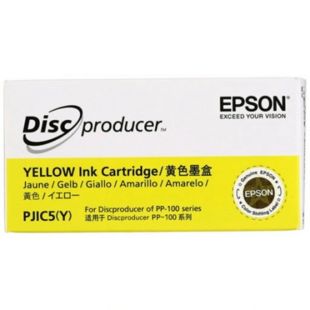 Картридж струйный Epson PJIC5 (C13S020451) жёлтый (с чипом)