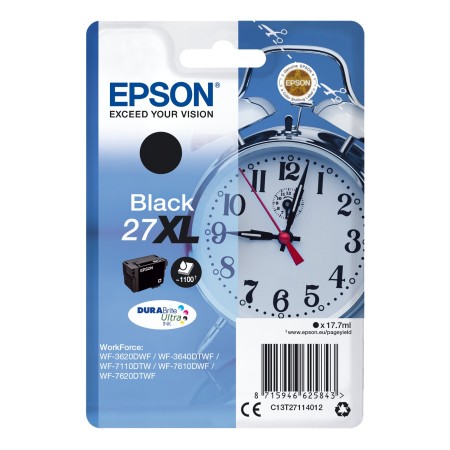 Картридж струйный Epson 27XL (C13T27114022) черный (повышенная емкость) (с чипом)