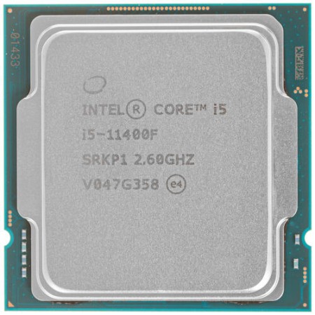 Процессор Intel Core i5-11400F BOX с кулером (BX8070811400F) серый