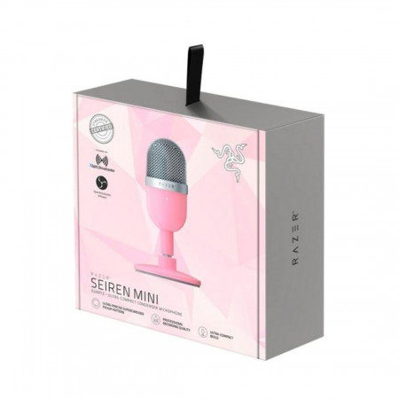 Микрофон Razer Seiren Mini Quartz (RZ19-03450200-R3M1) розовый