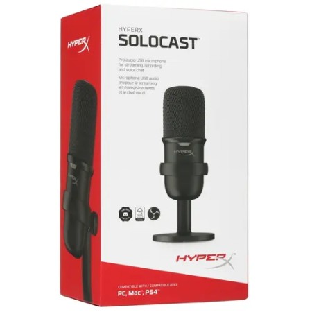Микрофон HyperX SoloCast (HMIS1X-XX-BK/G) черный