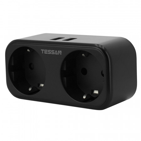 Сетевой фильтр Tessan TS-321-DE черный