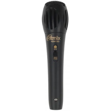 Микрофон Ritmix RDM-130 черный