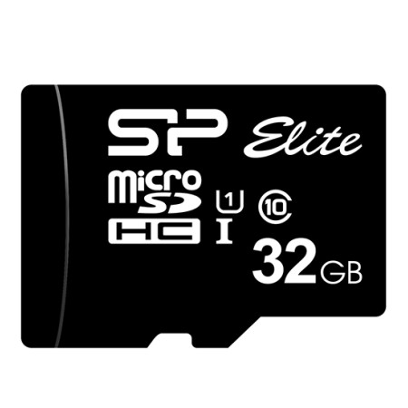32 ГБ Карта памяти Silicon Power Elite microSDHC (SP032GBSTHBU1V10) черный