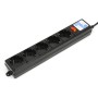 Сетевой фильтр Power Cube SPG-B-15-BLACK черный 5 м