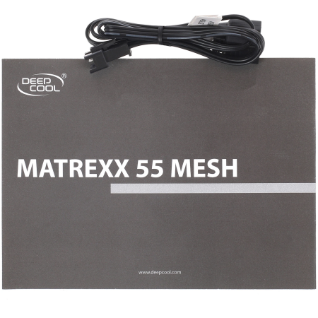 Корпус DeepCool Matrexx 55 Mesh ADD-RGB 4F (DP-ATX-MATREXX55-MESH-AR-4F) черный