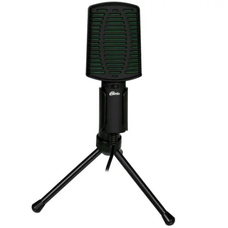 Микрофон Ritmix RDM-126 черный-зеленый