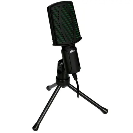 Микрофон Ritmix RDM-126 черный-зеленый