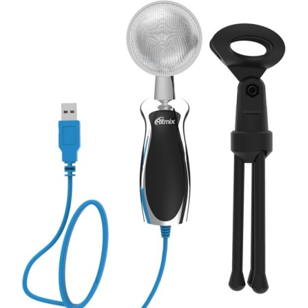 Микрофон Ritmix RDM-127 черный