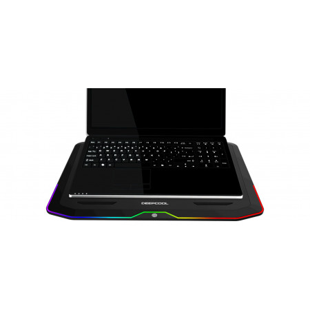 Подставка для ноутбука Deepcool N80 RGB (DP-N222-N80RGB) черный