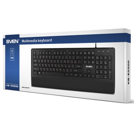 Клавиатура проводная SVEN KB-E5500 (SV-018061) черный