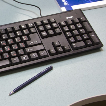 Клавиатура проводная SVEN Standard 303 (SV-03100303PU) черный