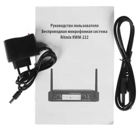 Набор микрофонов RITMIX RWM-222 черный