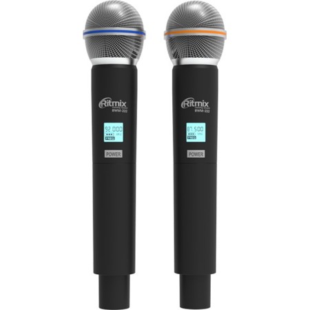 Набор микрофонов RITMIX RWM-222 черный