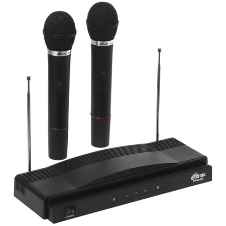 Набор микрофонов RITMIX RWM-210 черный