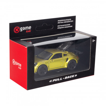Металлическая машинка X-GAME 74300G жёлтый