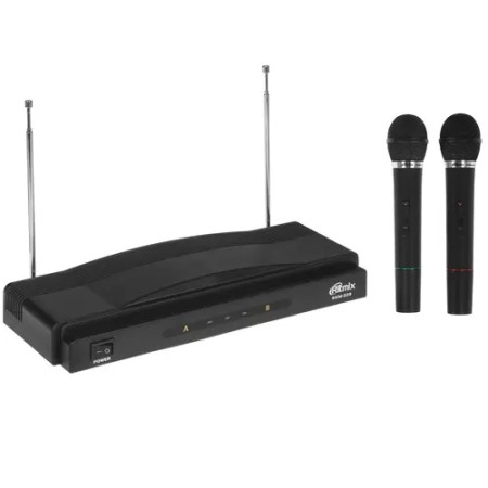 Набор микрофонов RITMIX RWM-220 черный