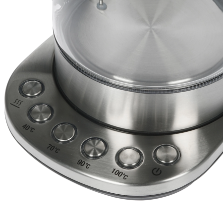 Электрический чайник Kitfort КТ-648 серебристый