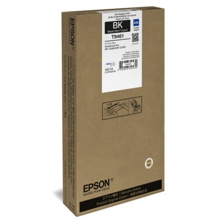 Картридж струйный Epson T9461 (C13T946140) черный (экстраповышенная емкость) (с чипом)