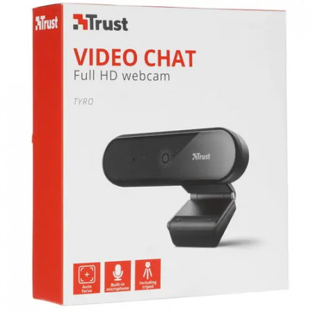 Веб-камера Trust Tyro Full HD черный