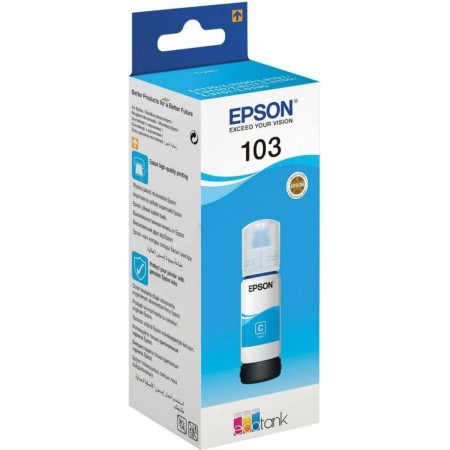 Чернила Epson 103 (C13T00S24A) голубой