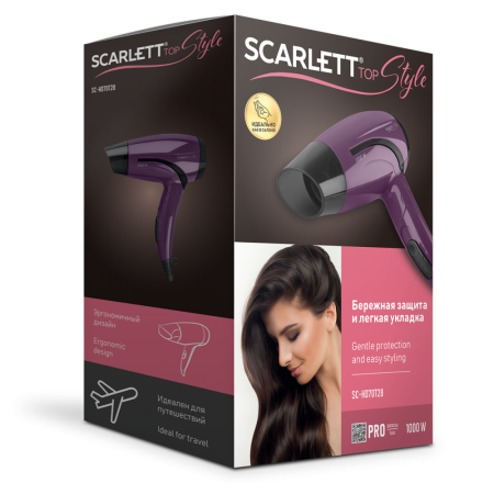 Фен Scarlett SC-HD70T28 фиолетовый
