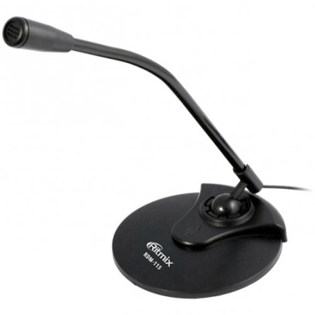 Микрофон Ritmix RDM-115 черный