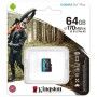 Карта памяти Kingston Canvas Go! Plus microSDXC (SDCG3/64GBSP) 64 ГБ черный