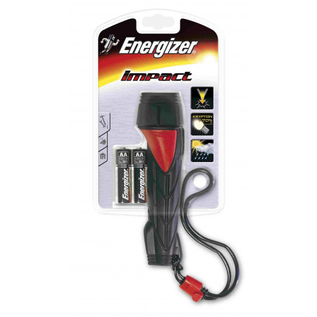 Фонарь Energizer IMPACT 2xAAA черный