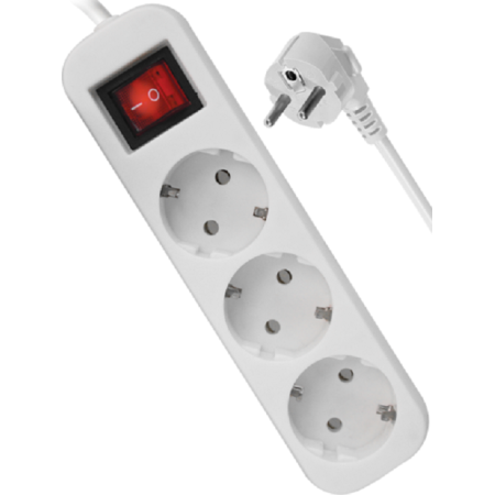 Удлинитель Defender S350 белый 5 м