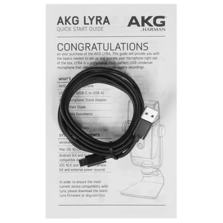 Микрофон AKG LYRA C44-USB серый