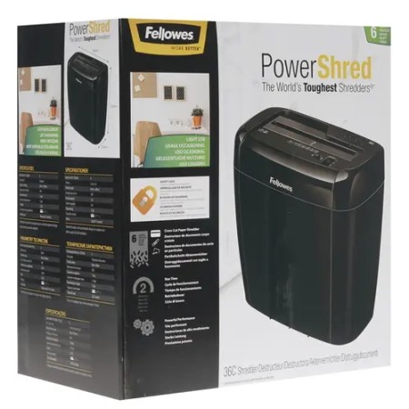 Шредер Fellowes Powershred 36C (FS-47003) черный